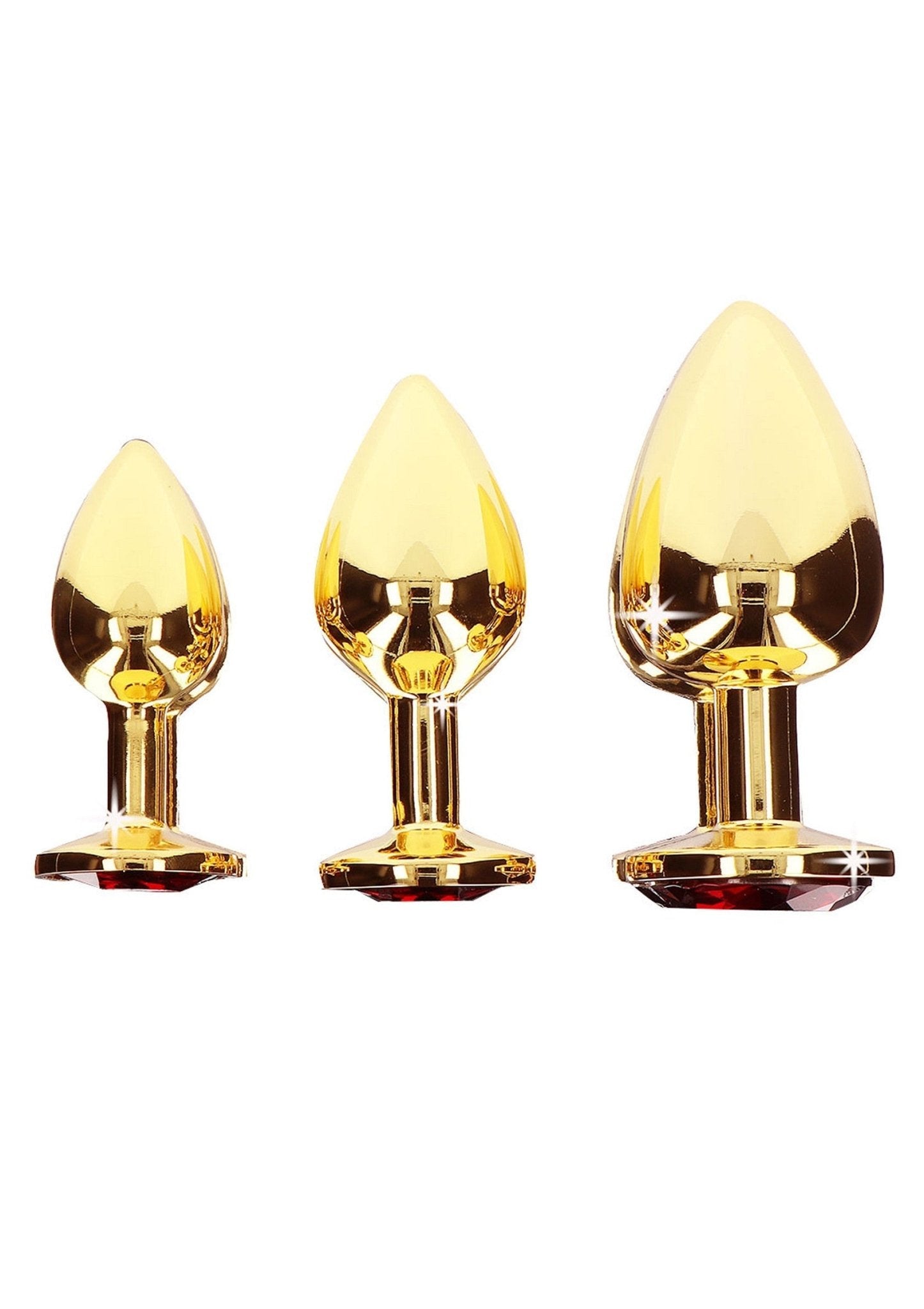 Anale plug met diamanten juweel M - Boldblisstoys