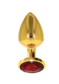 Anale plug met diamanten juweel M - Boldblisstoys