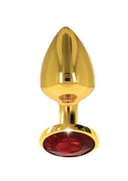 Anale plug met diamanten juweel M - Boldblisstoys