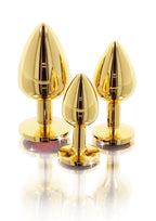 Anale plug met diamanten juweel M - Boldblisstoys