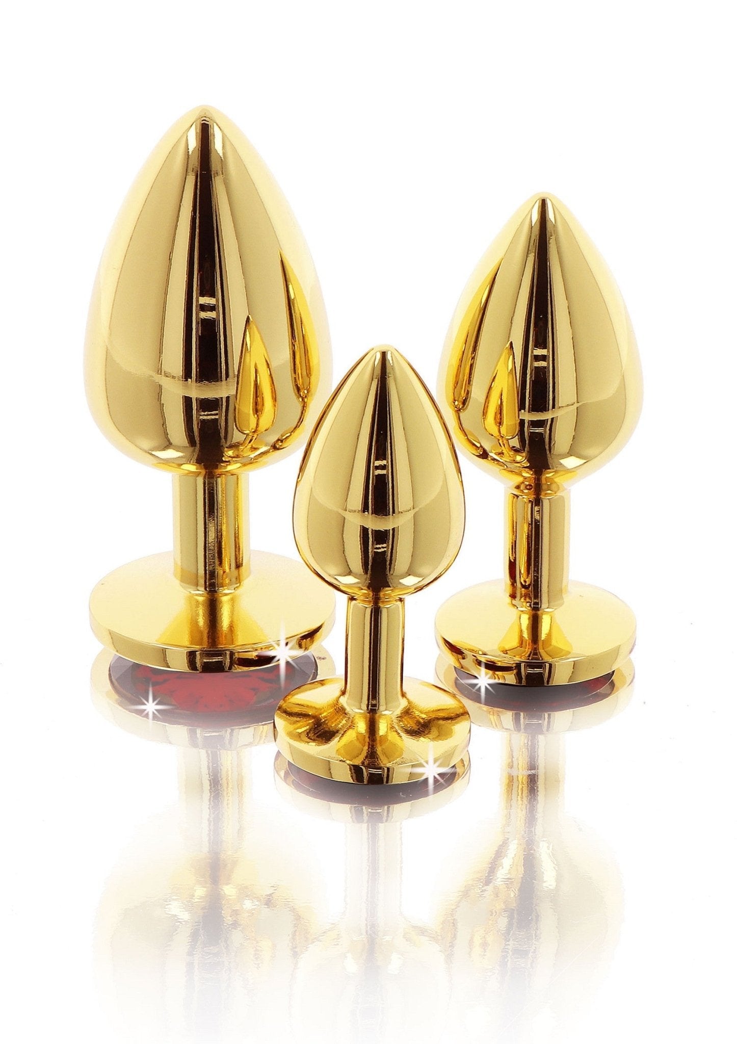Anale plug met diamanten juweel M - Boldblisstoys