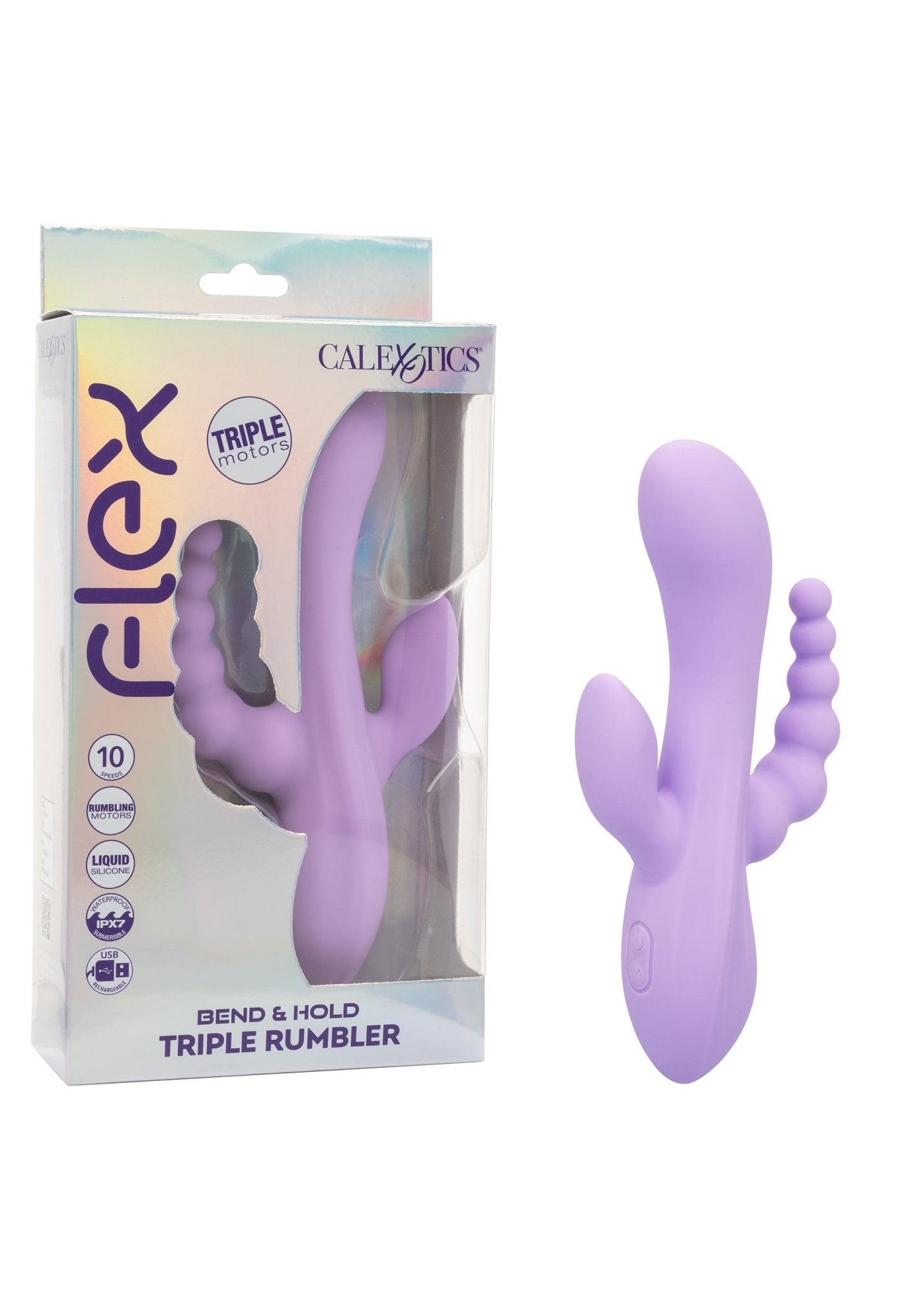 Bend & Hold Triple Rumbler Vibrator - Boldblisstoys