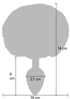Betoverende konijnenstaart buttplug - Boldblisstoys