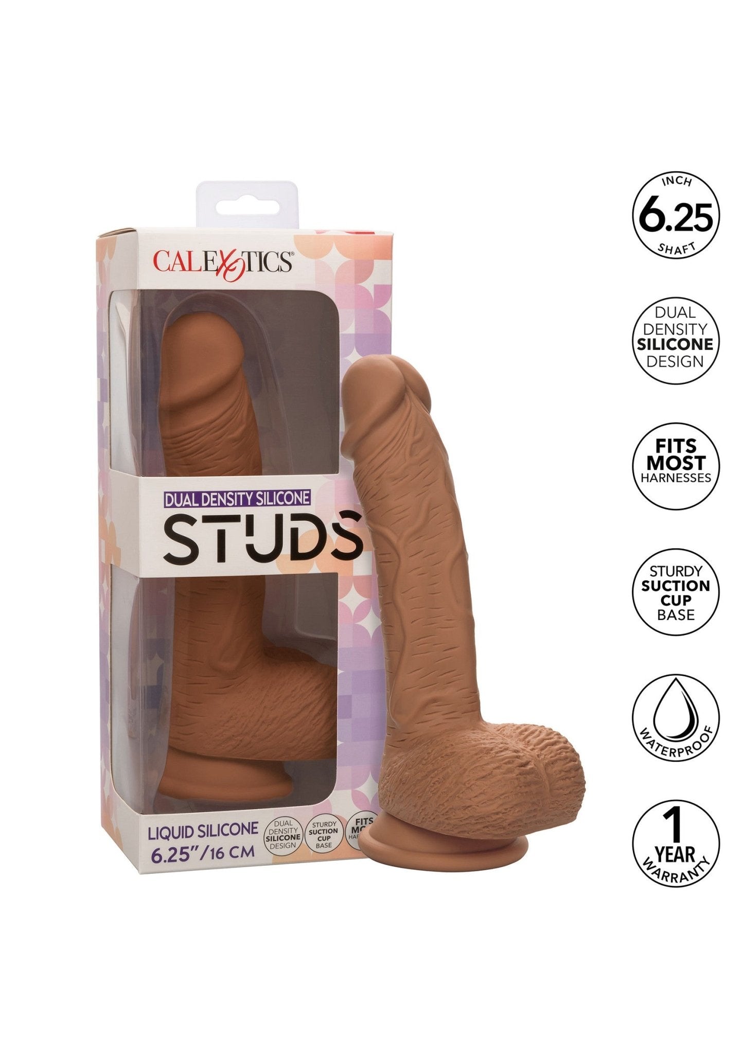 Dubbele dichtheid siliconen piercing 6,25 inch (16 CM) - Boldblisstoys