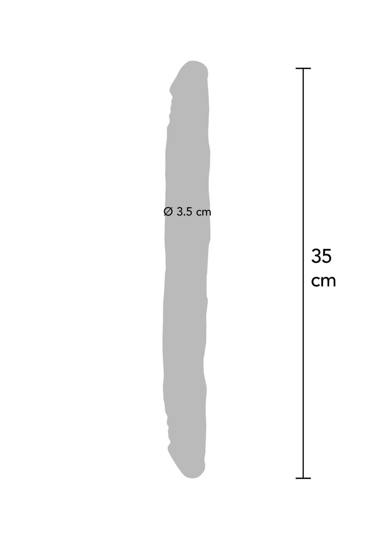 Dubbele Dong PVC (35 CM) - Boldblisstoys
