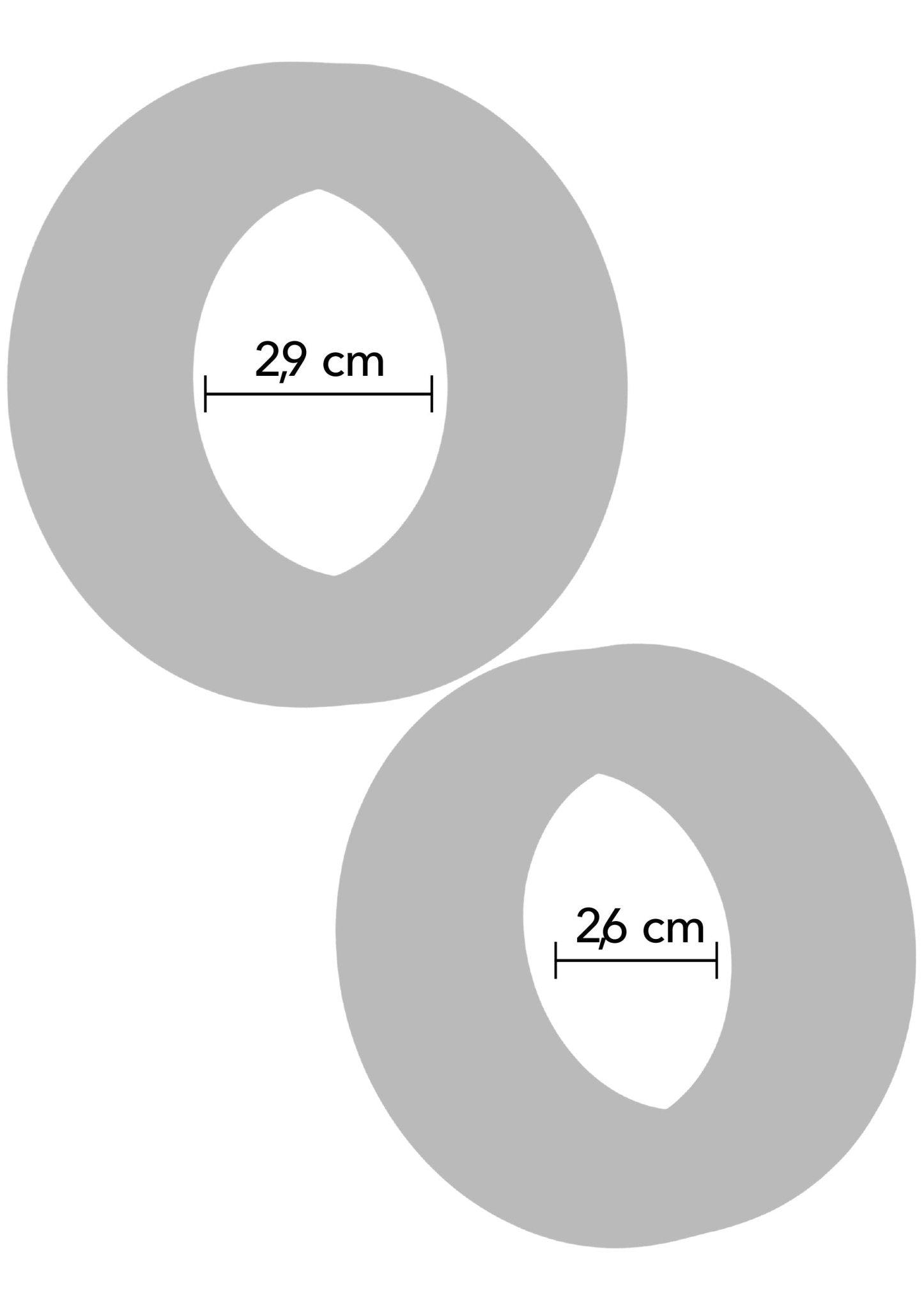 Dubbele stapelbare C - ringen, set van 2 stuks M - Boldblisstoys