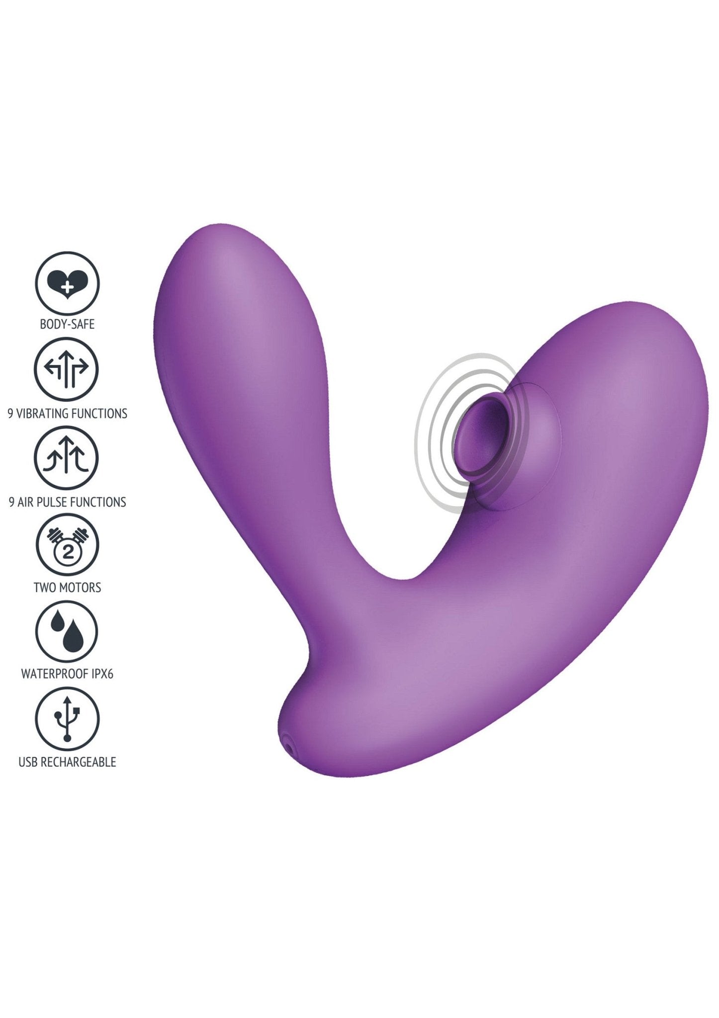 DuoVibe I luchtvibrator - Boldblisstoys