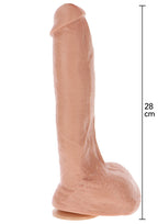 Extreem XXL Dildo van PVC, (28CM) - Boldblisstoys
