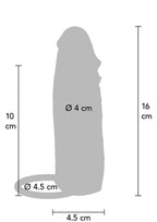 Hydraterende siliconen penishuls 16 cm - Boldblisstoys
