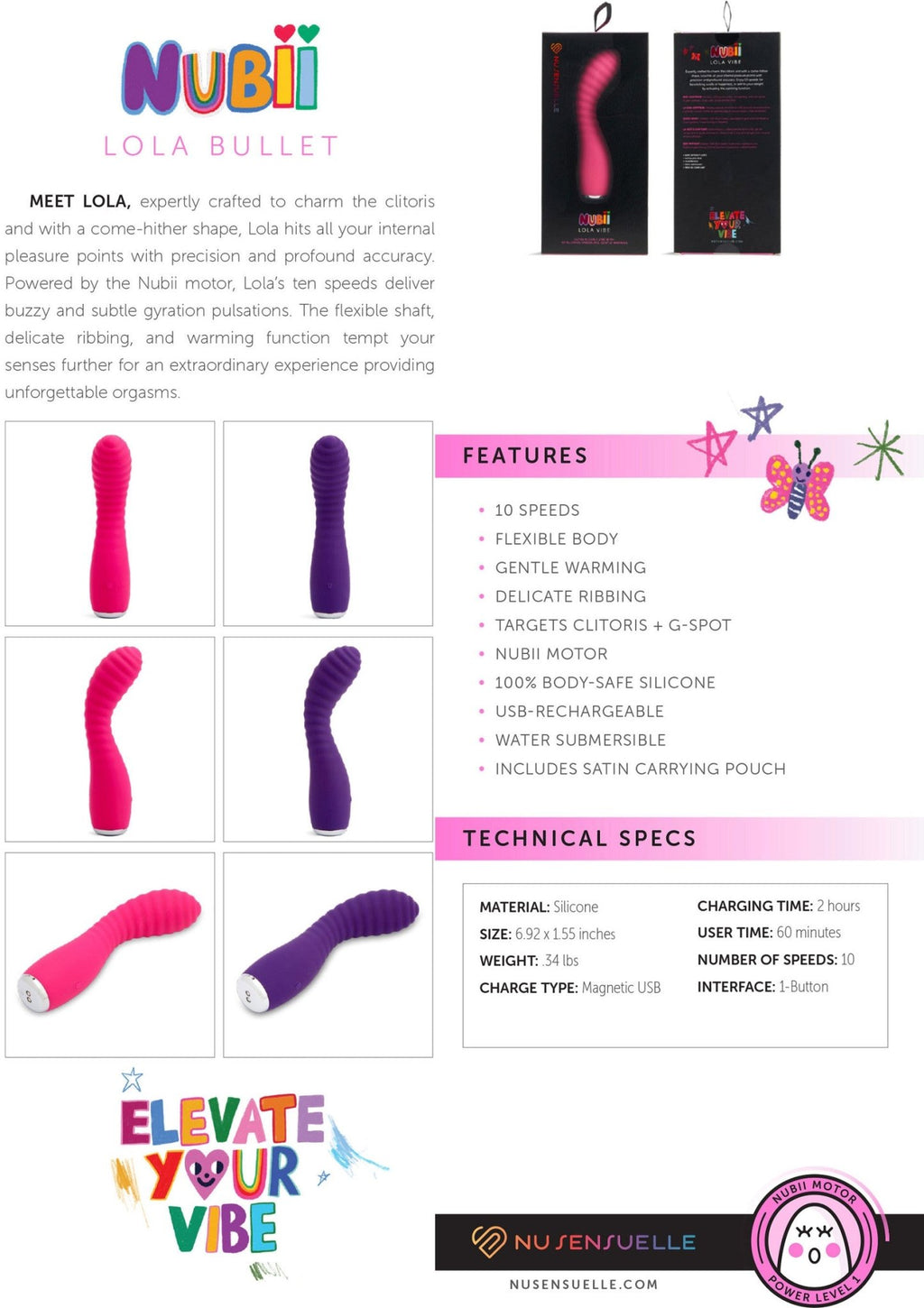 Lola Flexibele Verwarmende Vibrator - Boldblisstoys