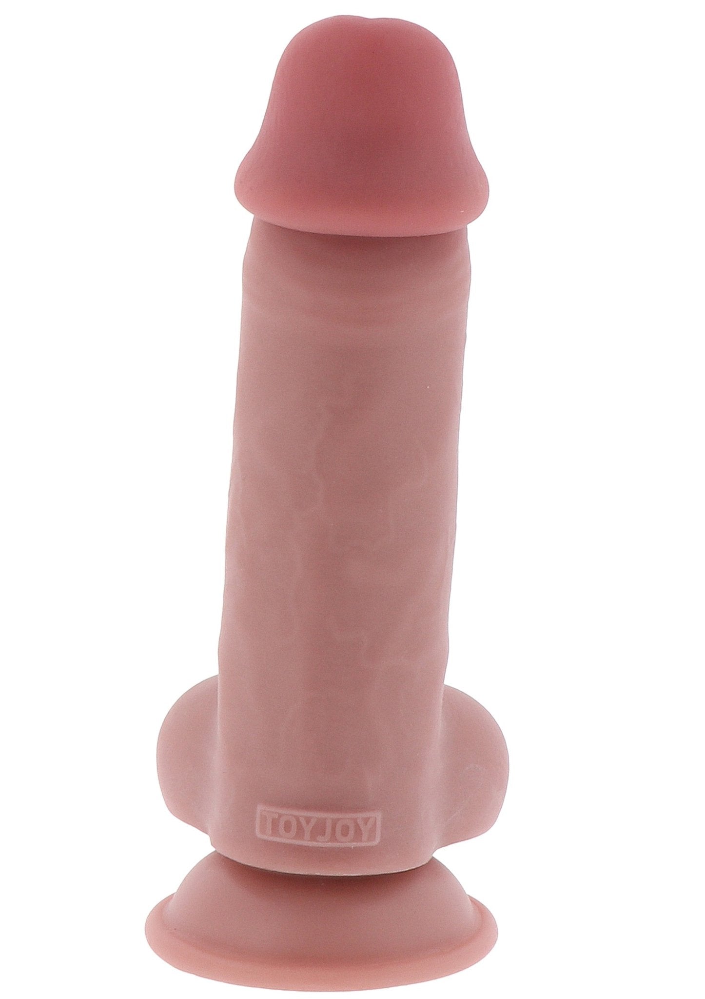Luxe dildo met dubbele dichtheid, dik TPE, (17 CM) - Boldblisstoys