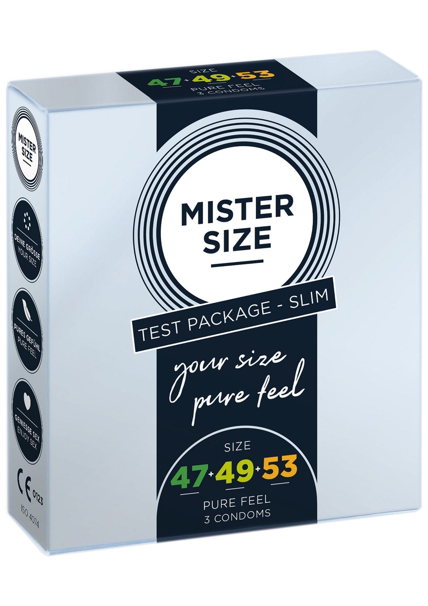 Mister maat 47 - 49 - 53mm 3 - pack - Boldblisstoys