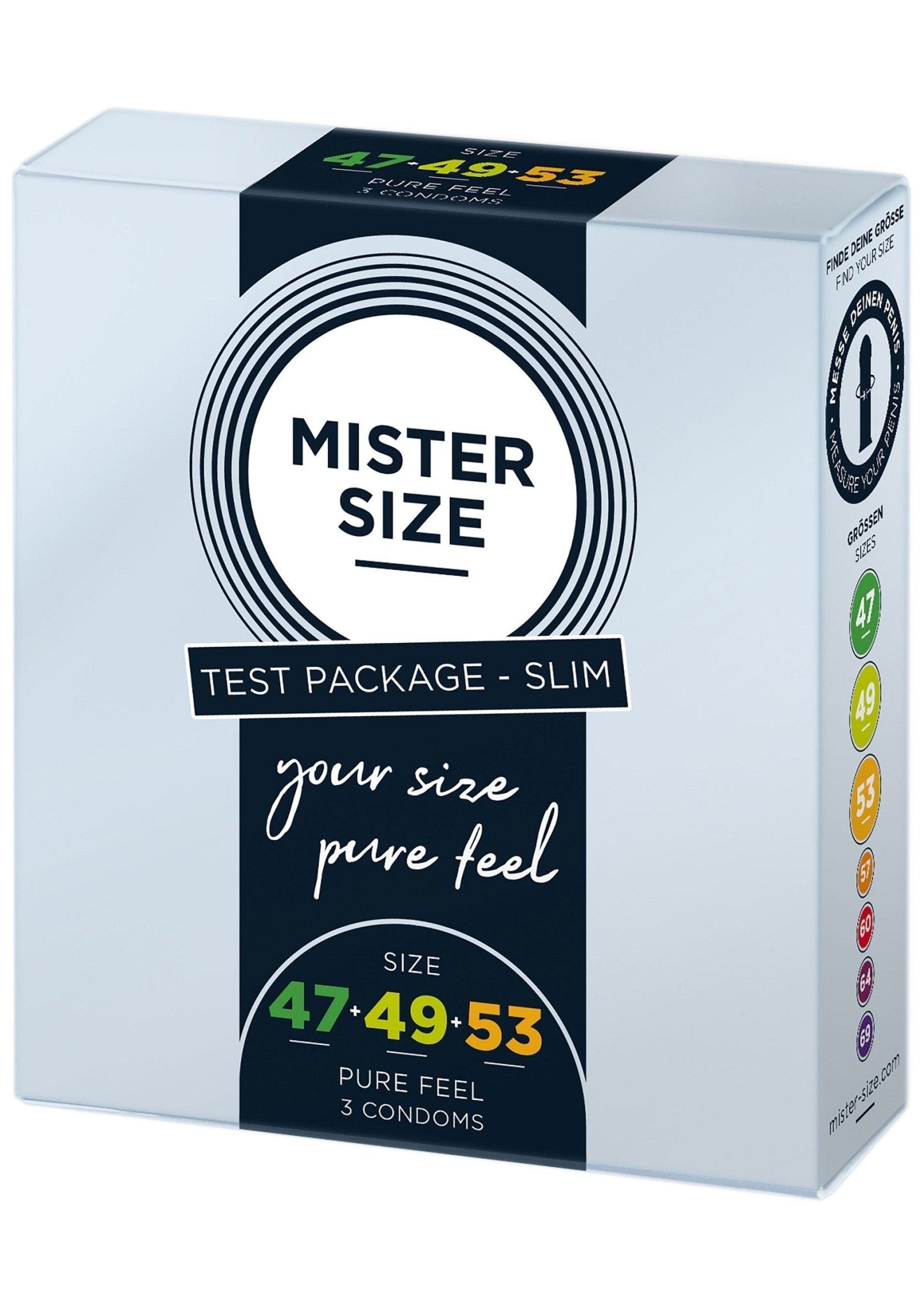 Mister maat 47 - 49 - 53mm 3 - pack - Boldblisstoys