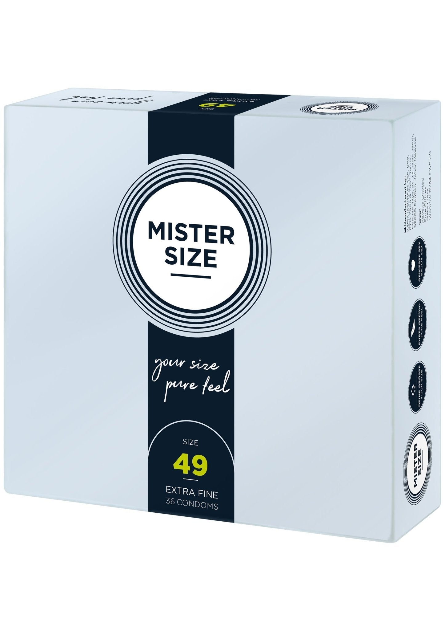 MISTER SIZE 49mm Condooms 36 stuks - Boldblisstoys