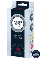 MISTER SIZE 60mm Condooms 10 stuks - Boldblisstoys