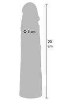 Penishuls van vloeibare siliconen, 20 cm - Boldblisstoys