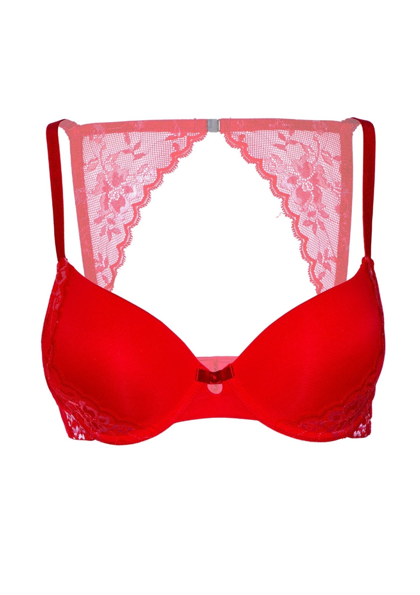 Push - up bra w/ lace racerback - Boldblisstoys