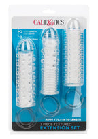 Set van 3 verlengstukken met textuur - Boldblisstoys
