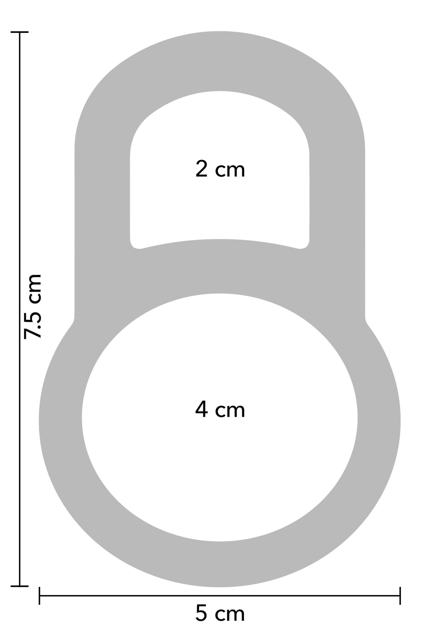 Stapelbare penis - en balring - Boldblisstoys