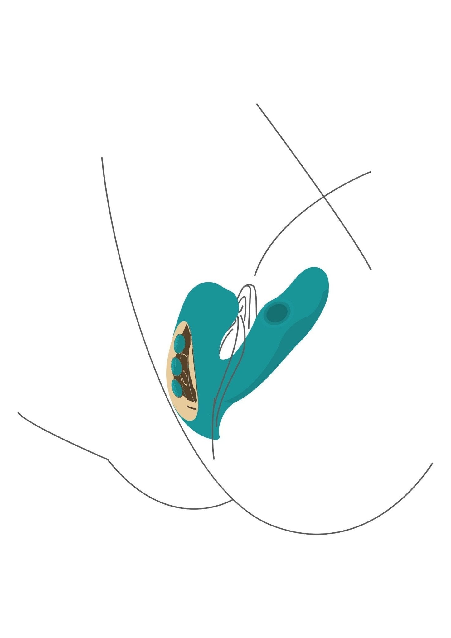 Stimulator voor de vibratie van eeuwige liefde - Boldblisstoys