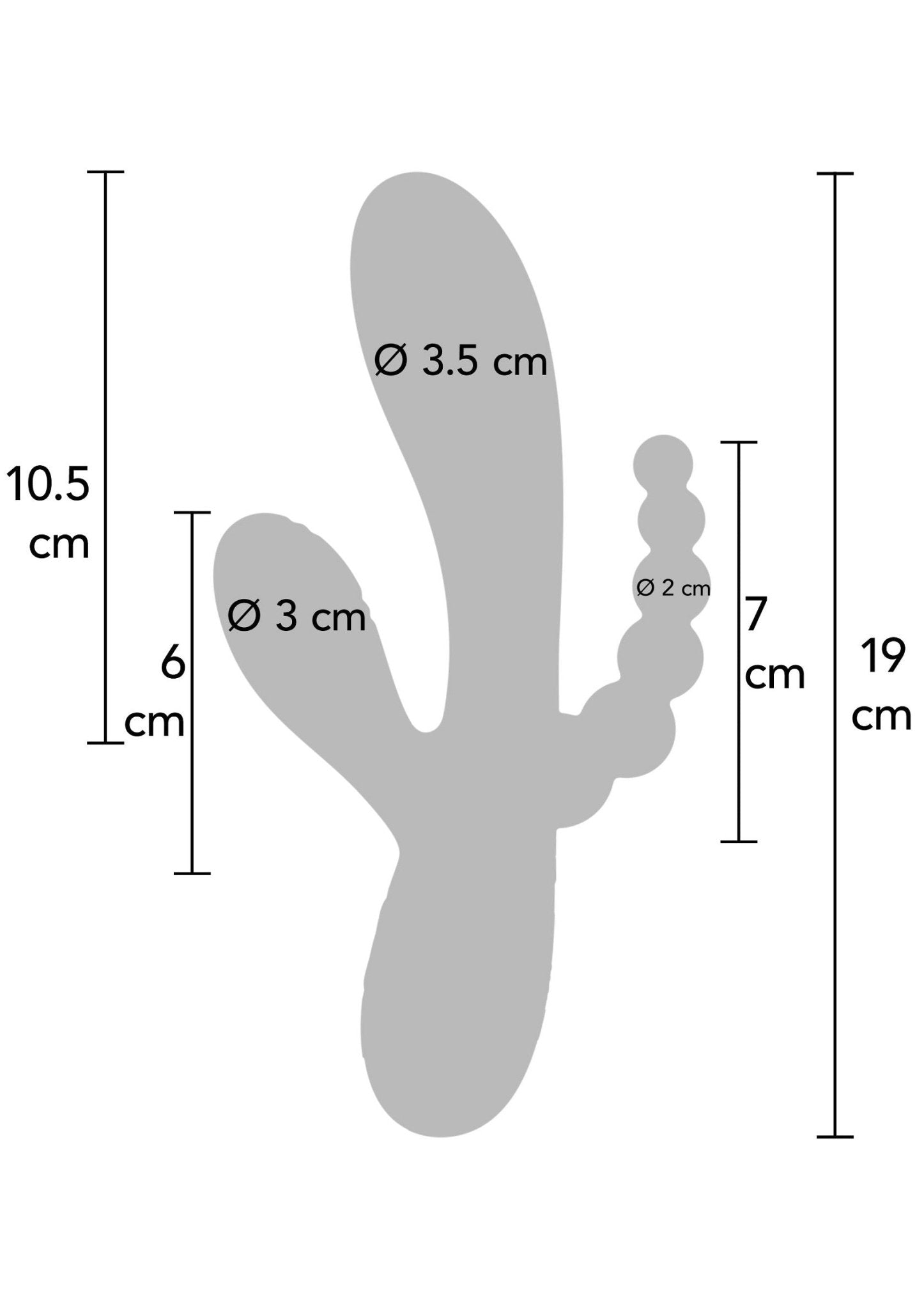 Triple Love Vibrator - Boldblisstoys