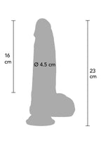 Ultrarealistische siliconen dildo (18 CM) - Boldblisstoys