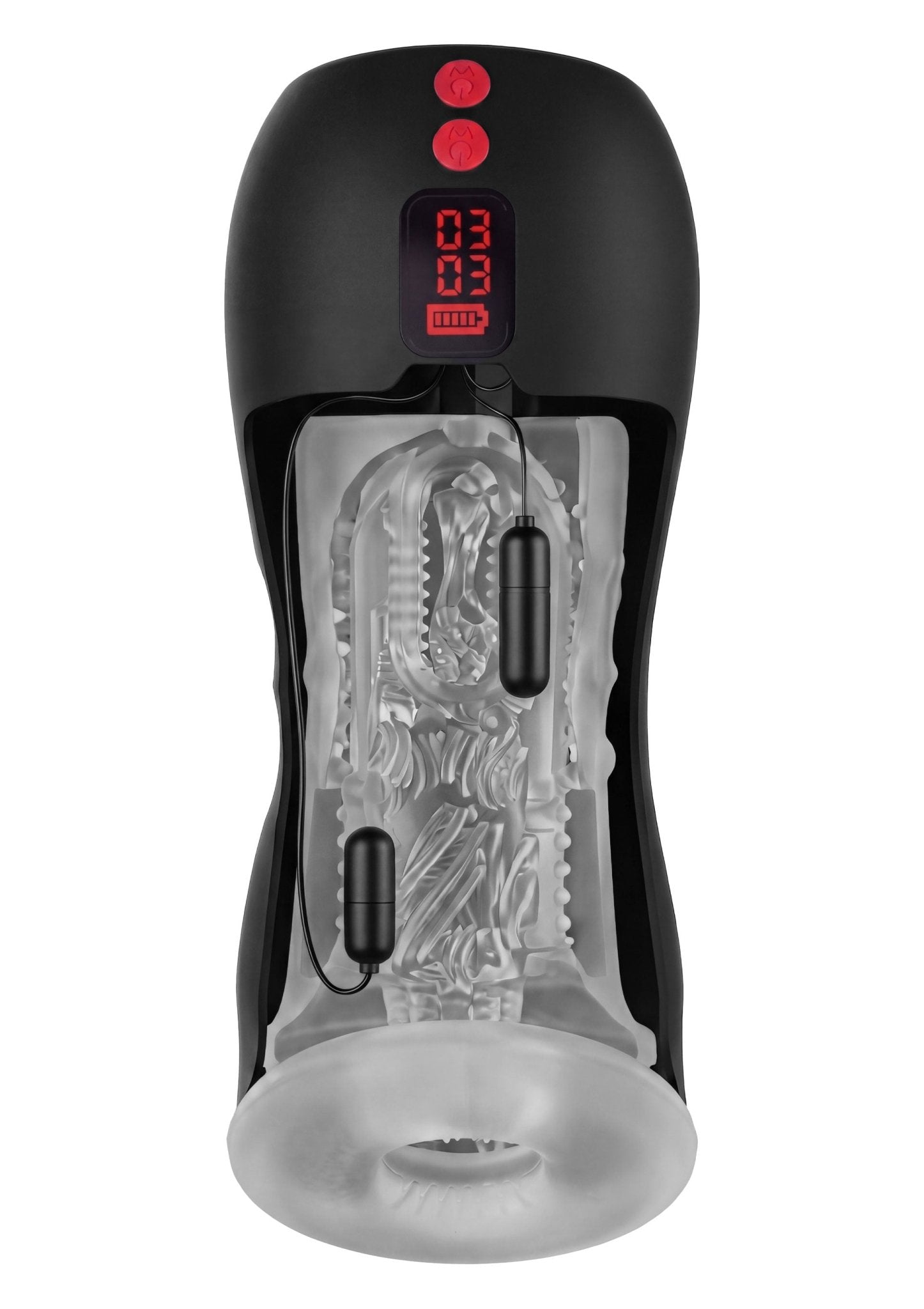 Vibrerende Twin Turbo Masturbator - Boldblisstoys