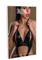 Wetlook bodysuit met rits - Boldblisstoys